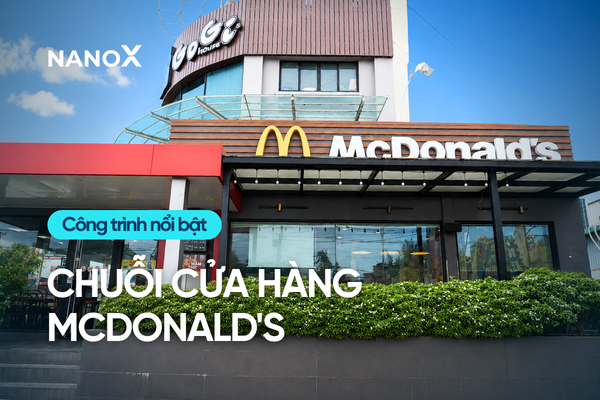 Dán phim cách nhiệt chuỗi cửa hàng McDonald's