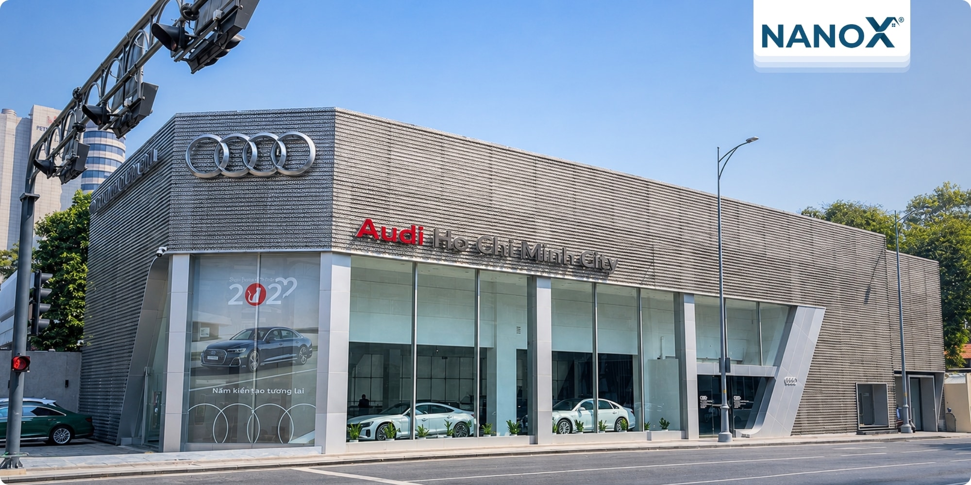 Dán phim cách nhiệt văn phòng Audi Việt Nam