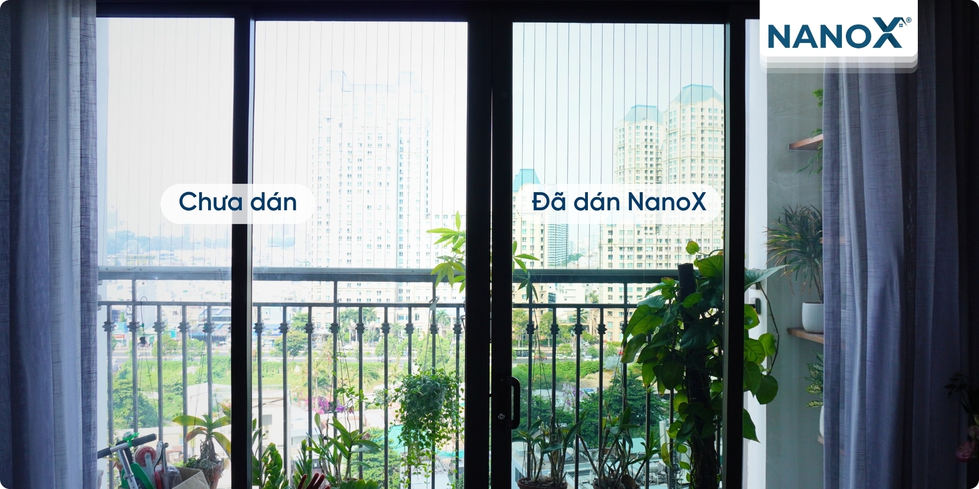 Dán phim cách nhiệt căn hộ Vinhomes Central Park