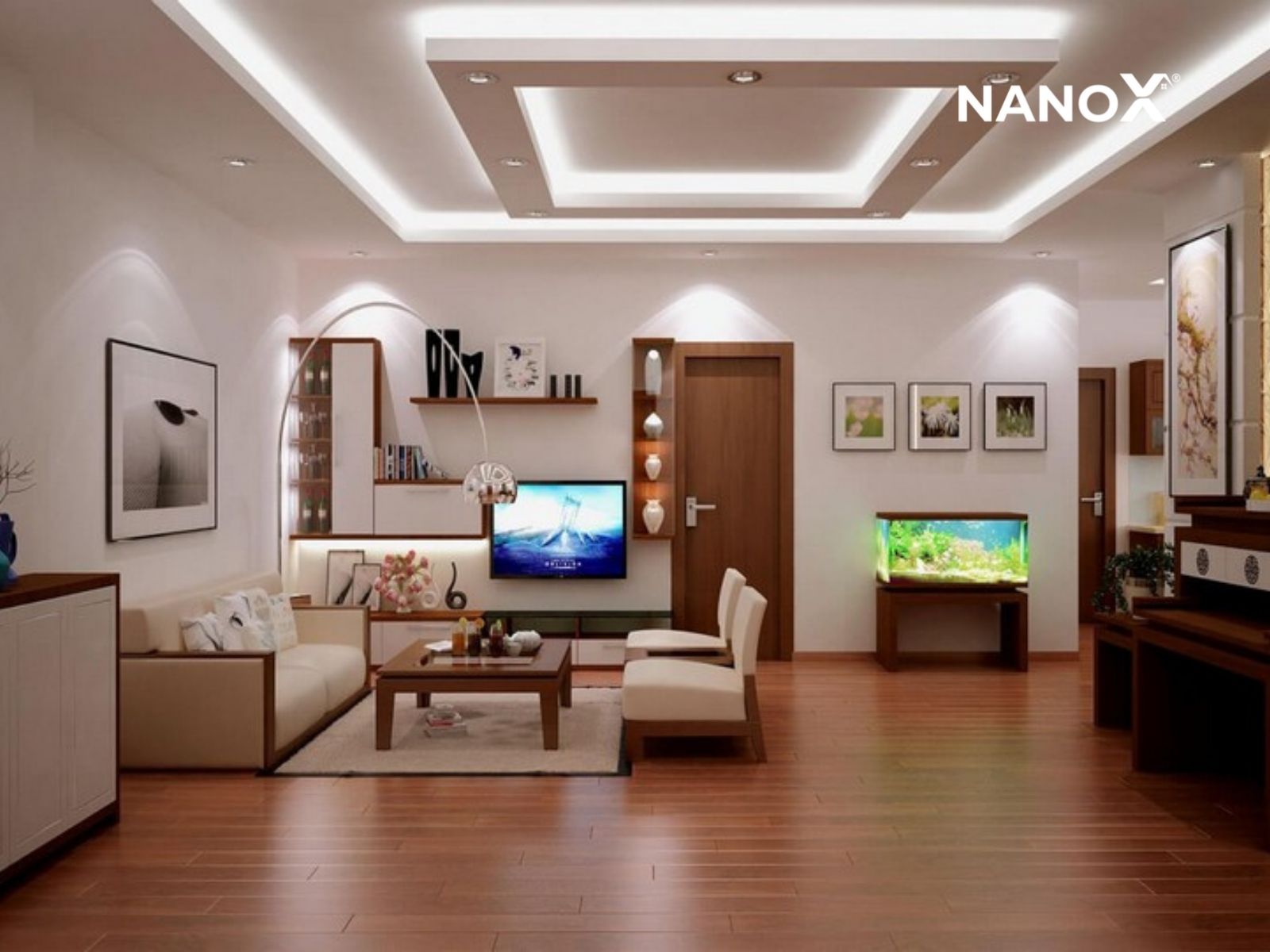 9 giải pháp chống nóng chung cư hiệu quả nhất 4 trần chung cư làm bằng ốp thạch cao