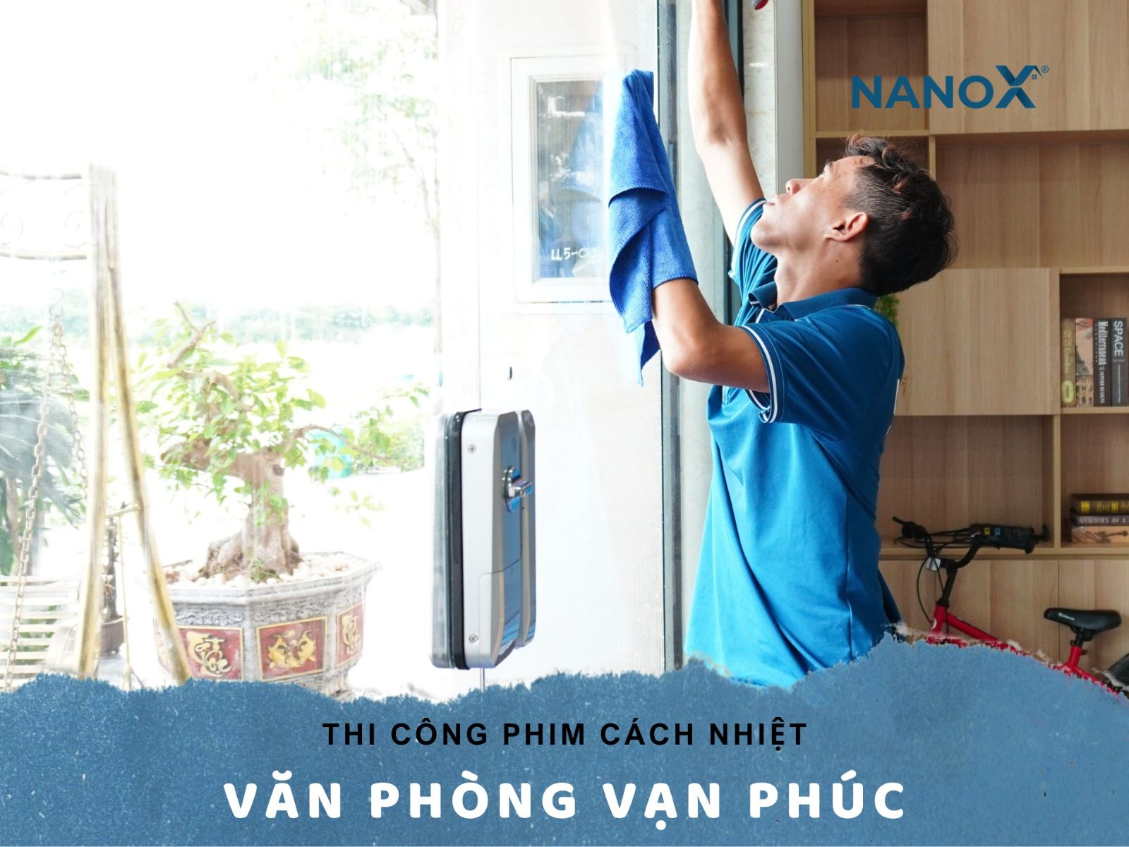 dán film cách nhiệt văn phòng vạn phúc