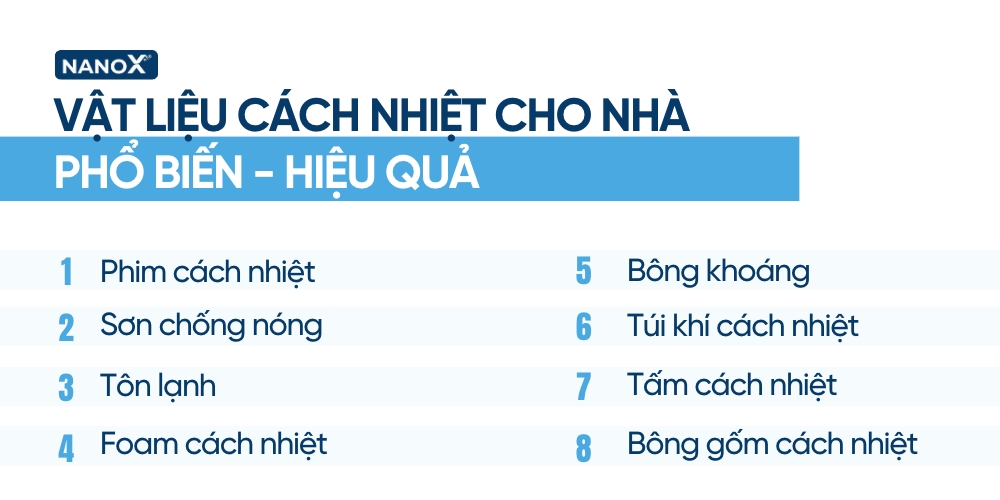 vật liệu cách nhiệt cho nhà 