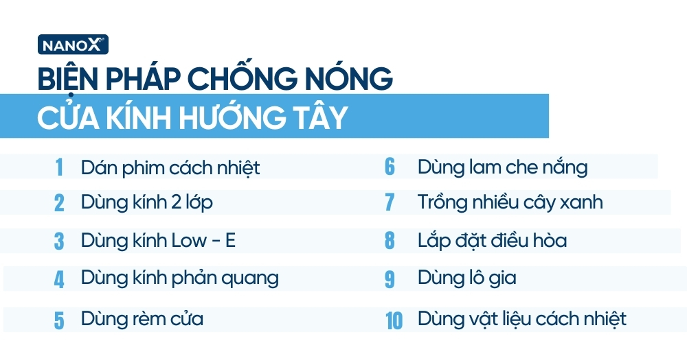 chống nóng cửa kính