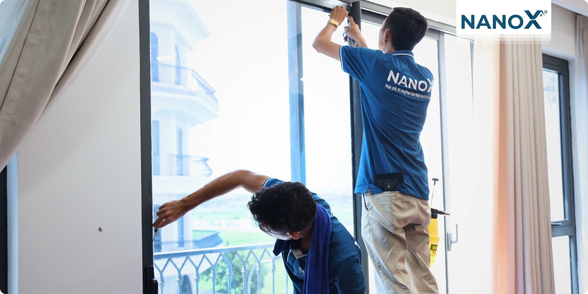 Nhà phố Vạn Phúc City 12 Dán phim cách nhiệt nhà phố Vạn Phúc City