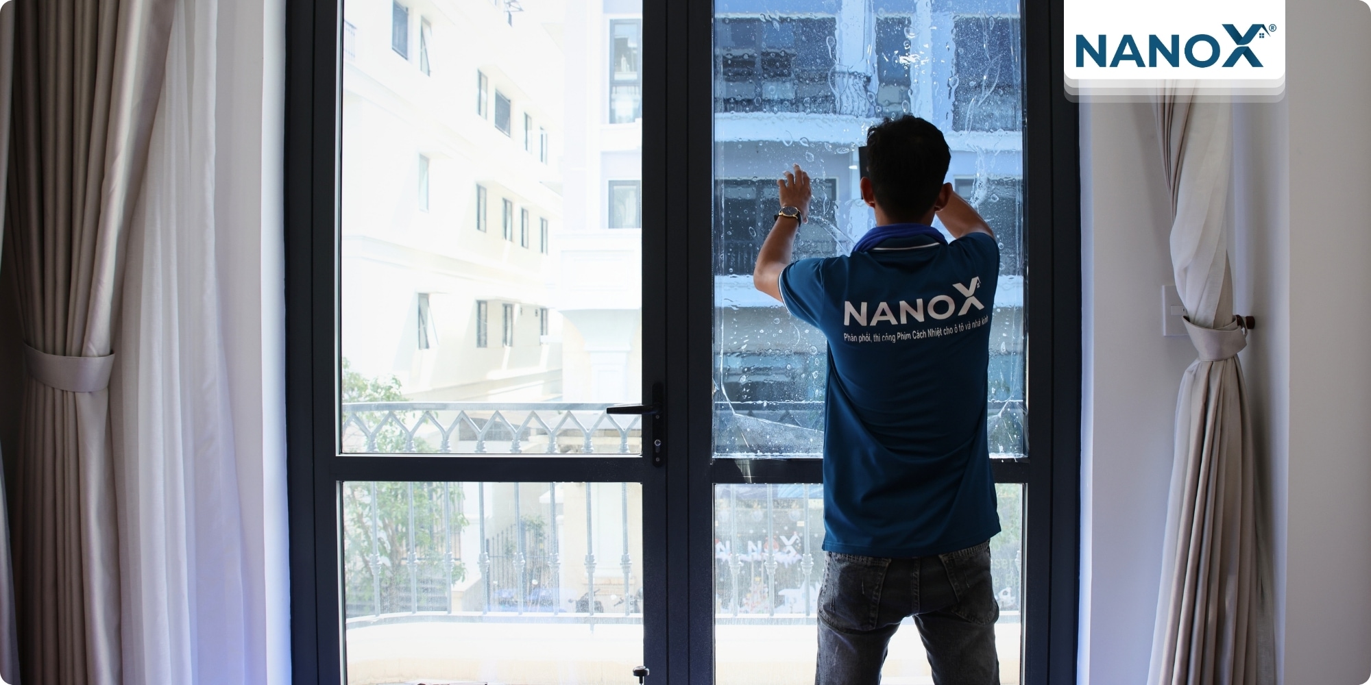 Nhà phố Vạn Phúc City 13 Dán phim cách nhiệt nhà phố Vạn Phúc City