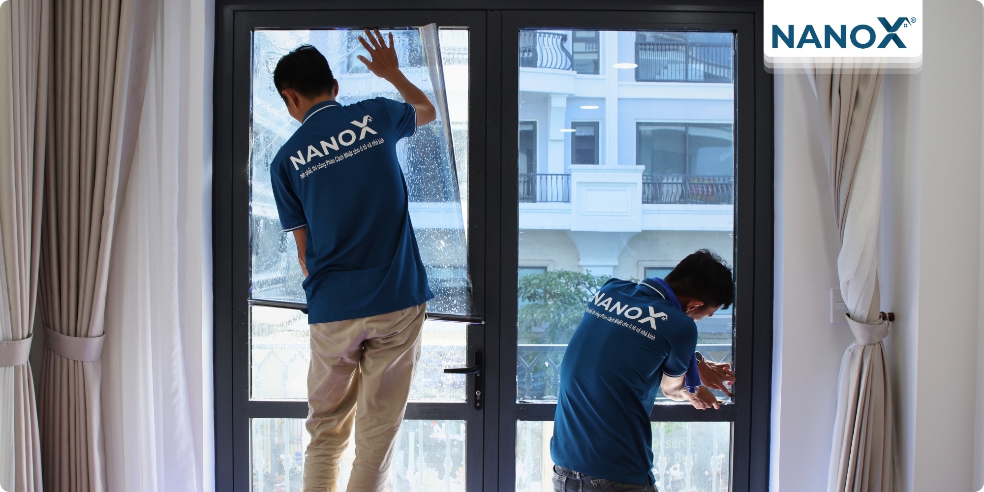 Nhà phố Vạn Phúc City 14 Dán phim cách nhiệt nhà phố Vạn Phúc City