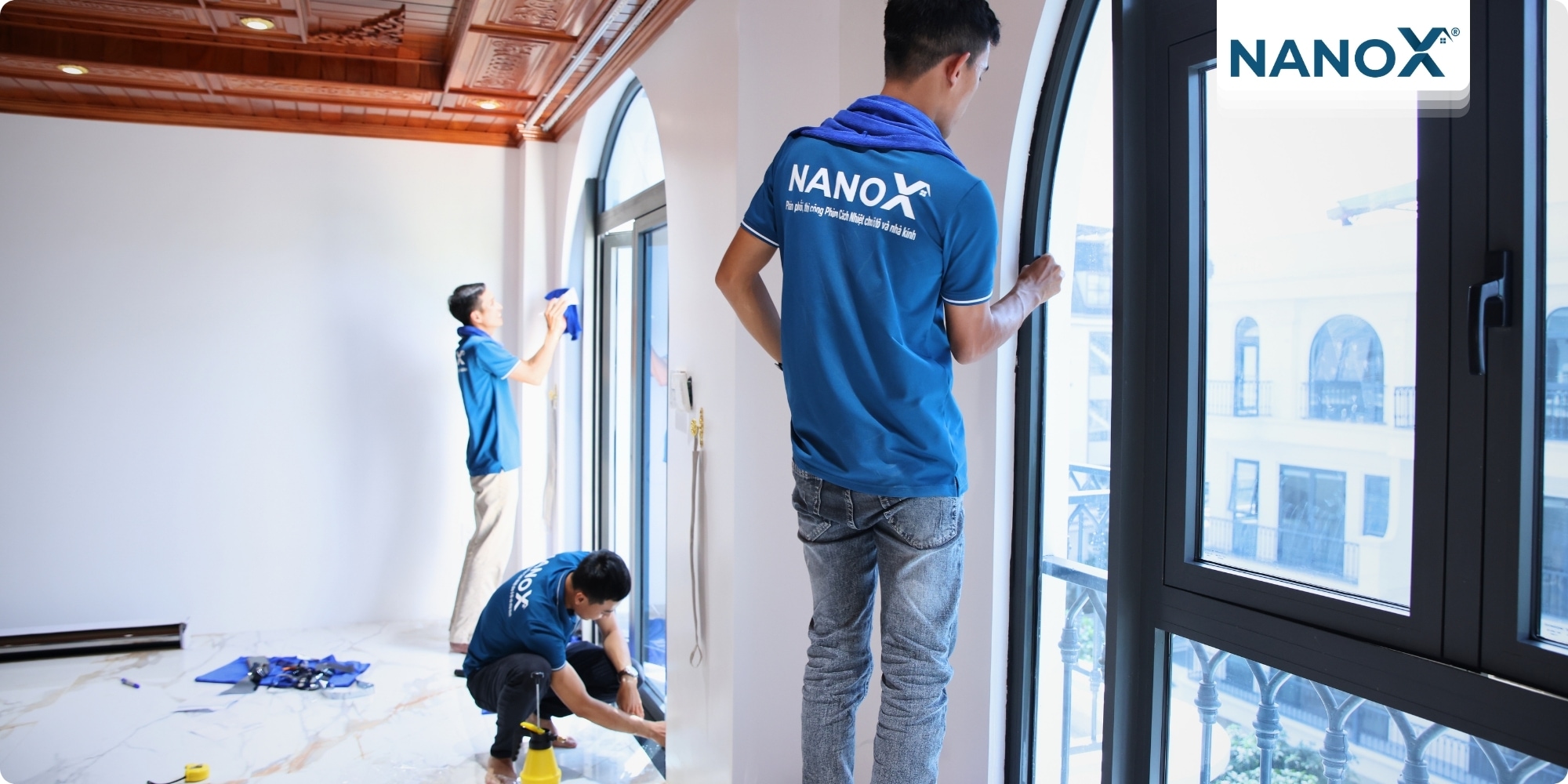 Nhà phố Vạn Phúc City 15 Dán phim cách nhiệt nhà phố Vạn Phúc City