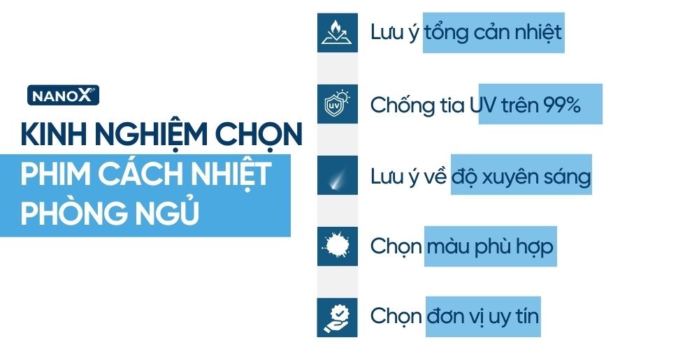 dán phim cách nhiệt phòng ngủ 