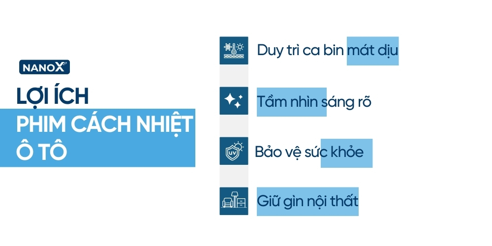 Lợi ích phim cách nhiệt