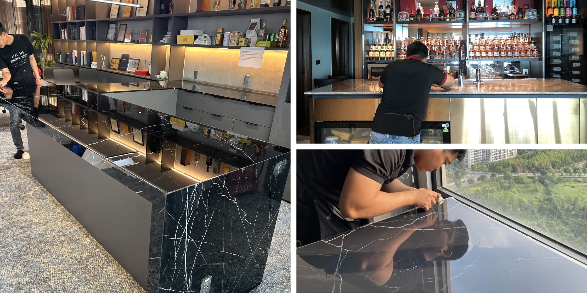 Có nên dán PPF cho nội thất trong nhà không? Tư vấn kinh nghiệm chọn PPF 13 Dán PPF quầy bar
