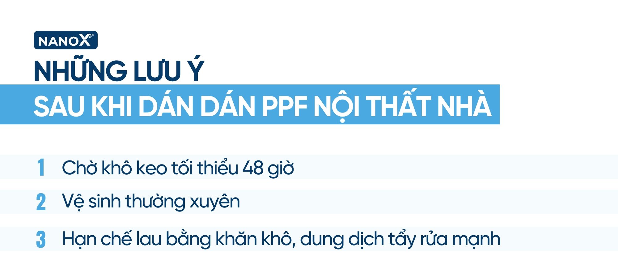 Những lưu ý sau khi dán PPF