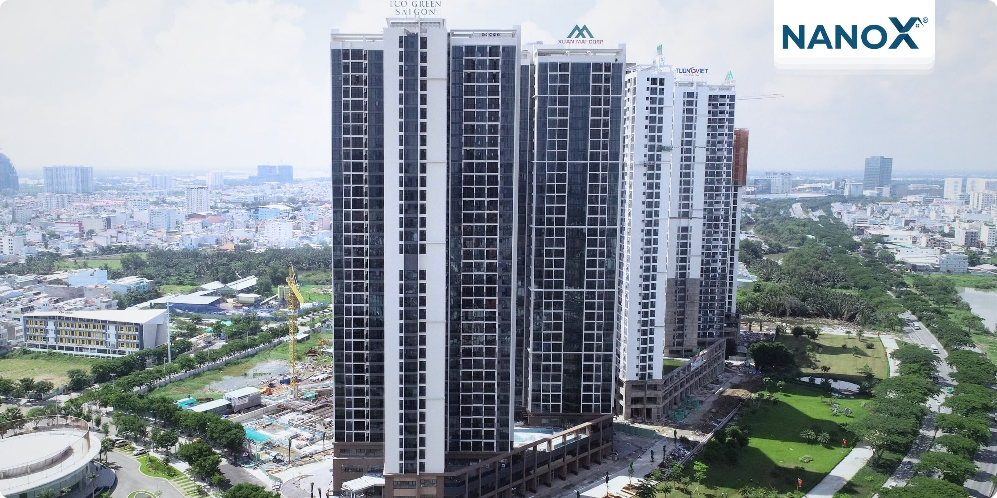 Căn hộ Eco Green 1 Dán phim cách nhiệt căn hộ Eco Green