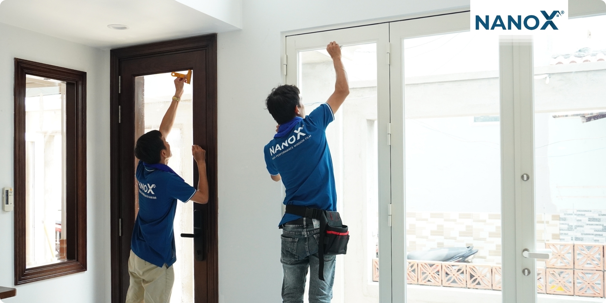 Dán phim cách nhiệt nhà phố phường Bình Hưng Hoà