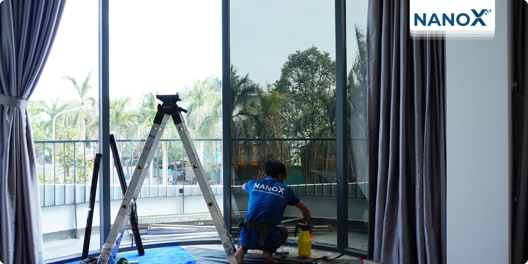 Dán phim cách nhiệt nhà phố phường Dĩ An, TP.HCM