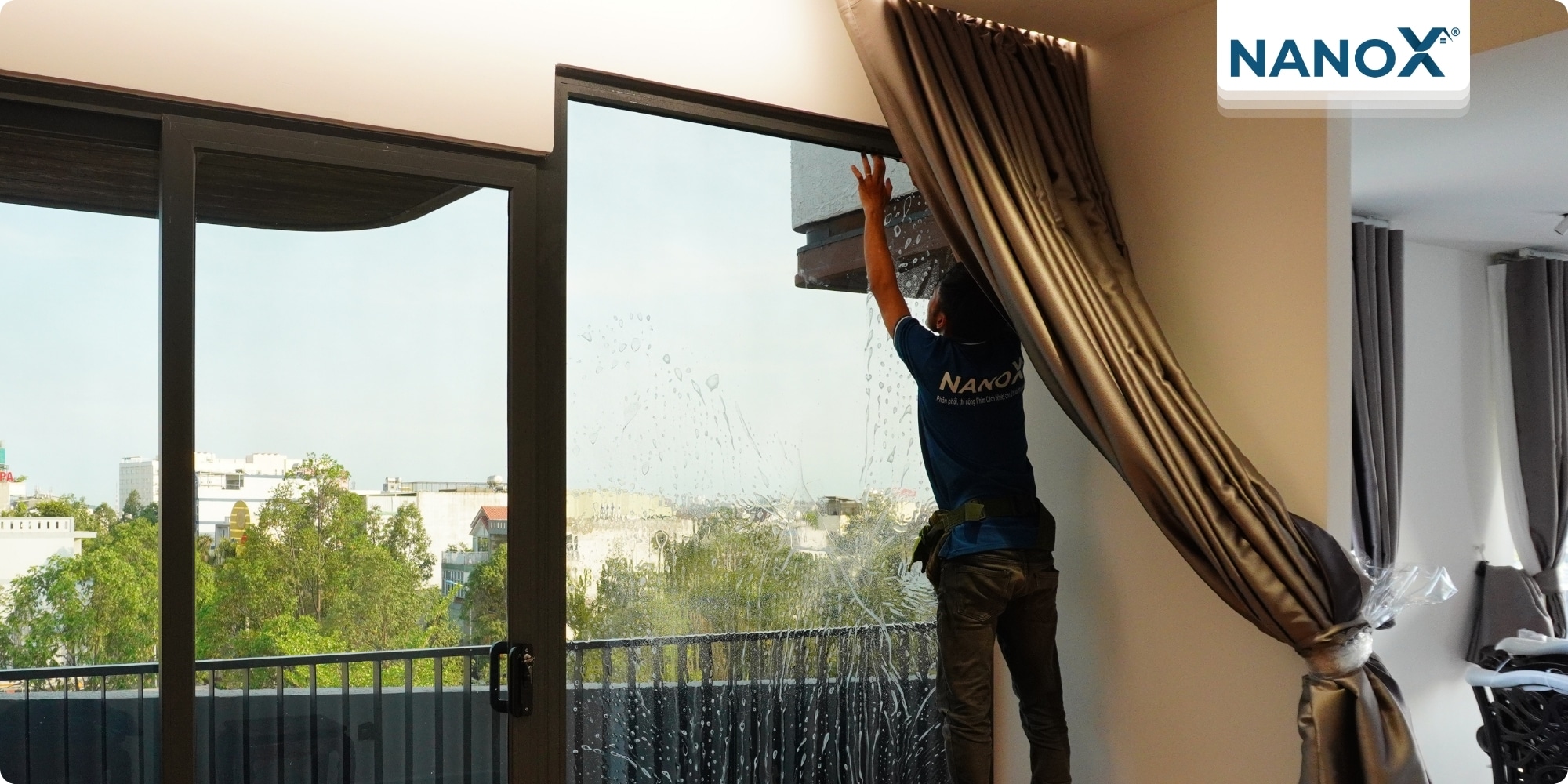 Dán phim cách nhiệt nhà phố phường Dĩ An, TP.HCM