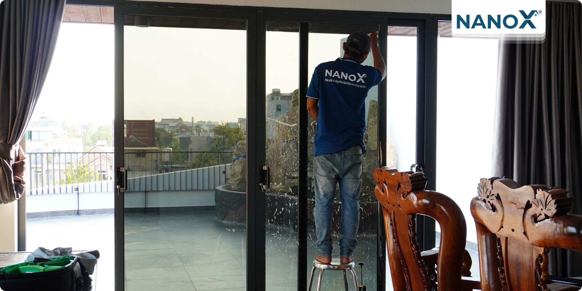Dán phim cách nhiệt nhà phố phường Dĩ An, TP.HCM