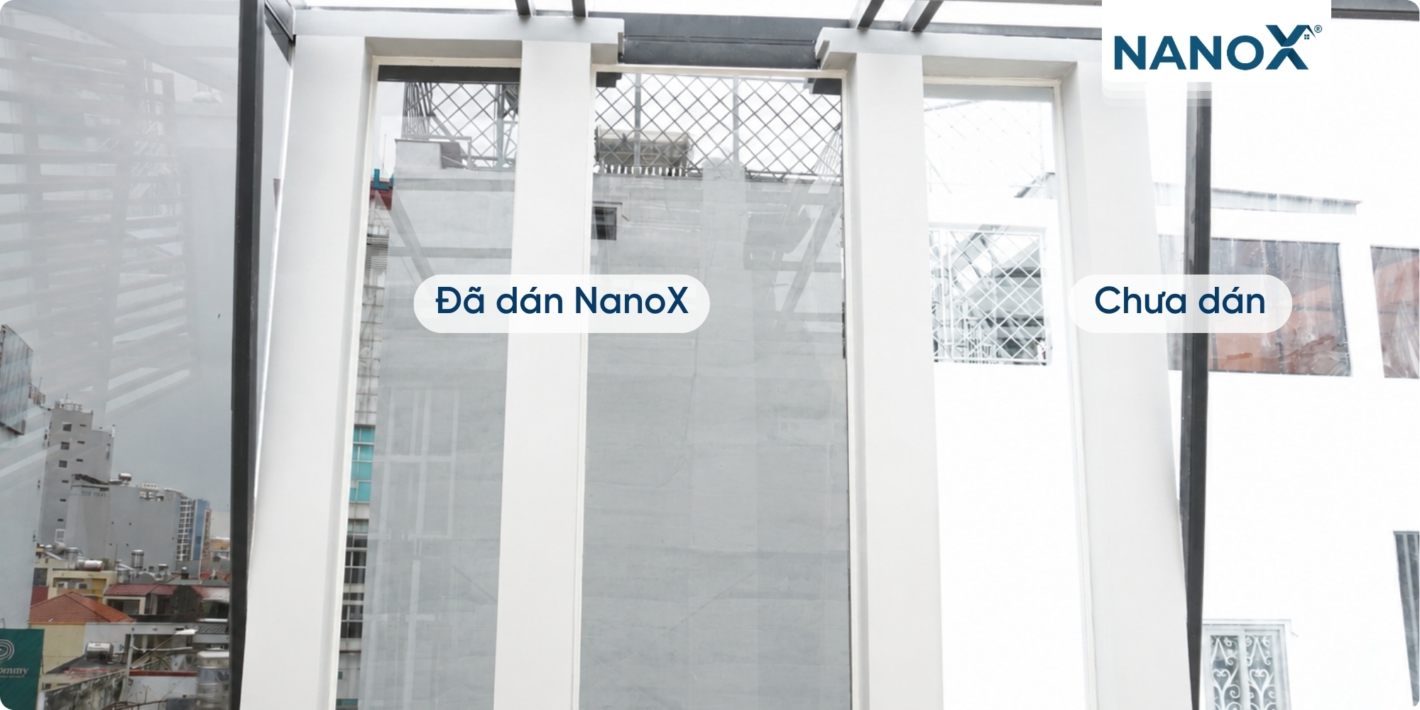 Dán phim cách nhiệt nhà phố phường Phú Nhuận