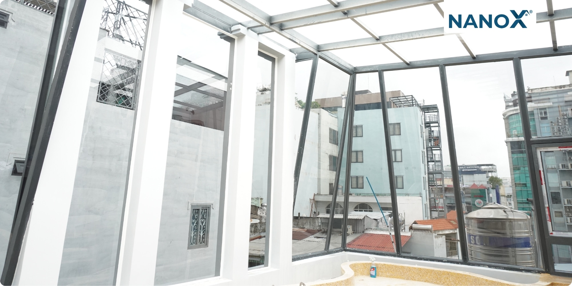Dán phim cách nhiệt nhà phố phường Phú Nhuận