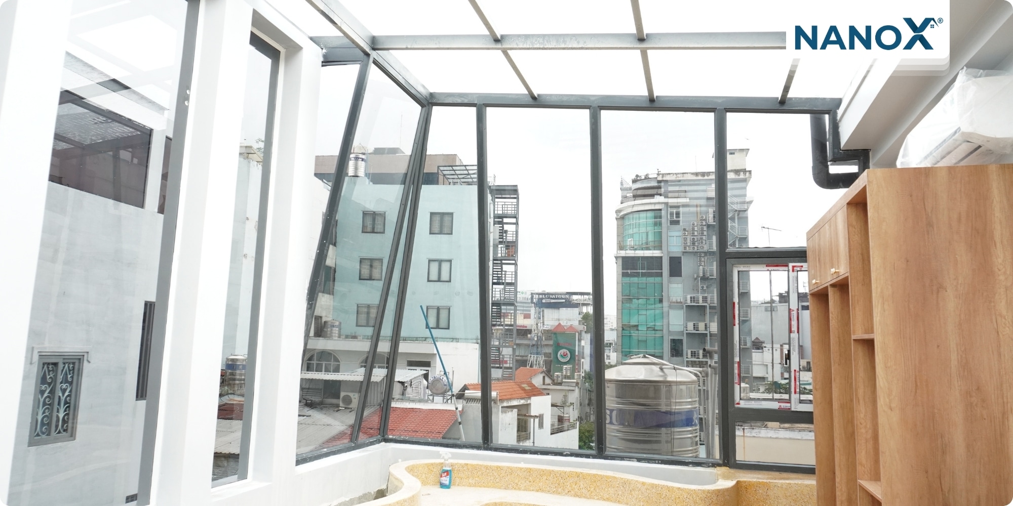 Dán phim cách nhiệt nhà phố phường Phú Nhuận
