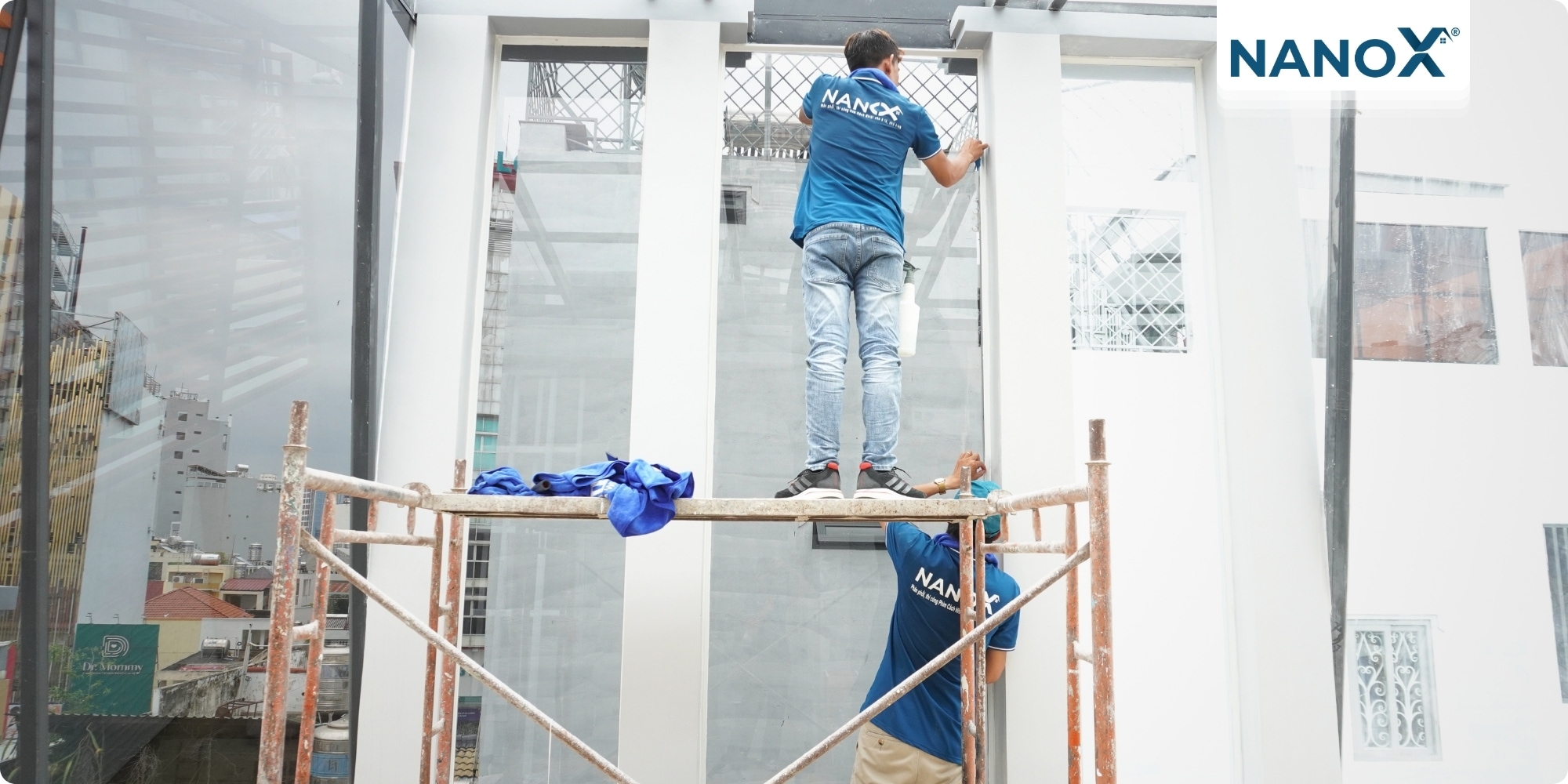 Dán phim cách nhiệt nhà phố phường Phú Nhuận