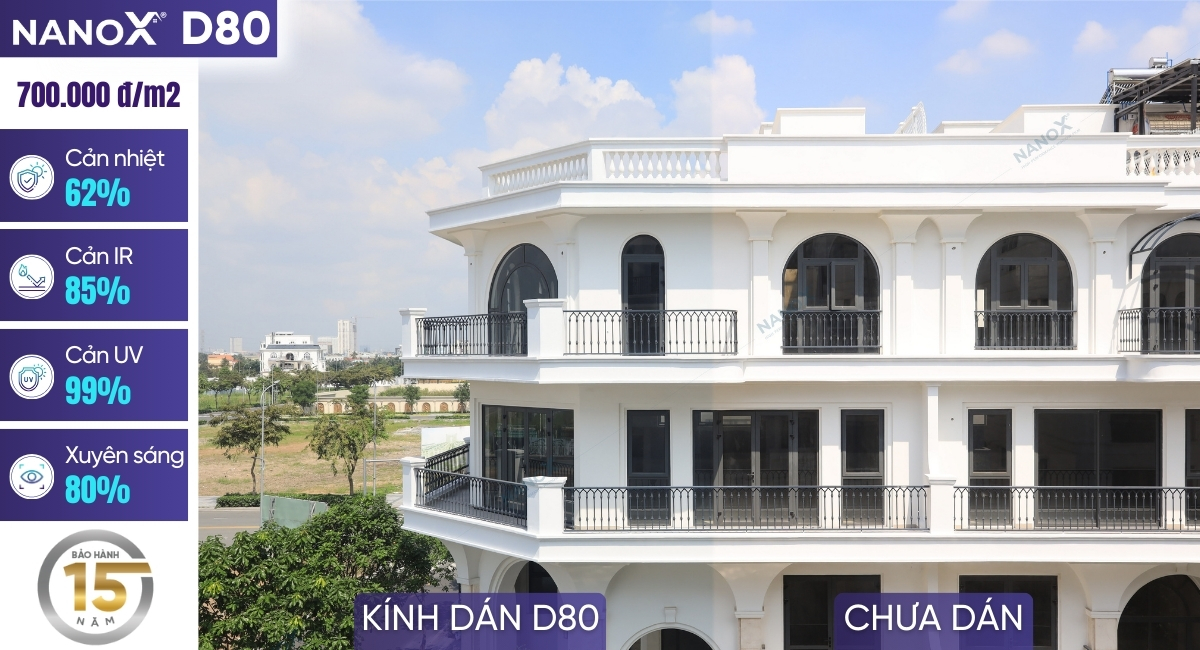 Bảng giá phim cách nhiệt nhà kính NanoX Diamond View