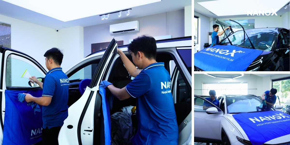 Dán phim cách nhiệt Hyundai 