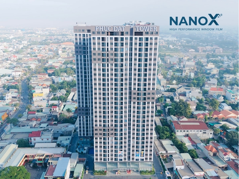 phim cách nhiệt nanox Phúc Đạt Tower