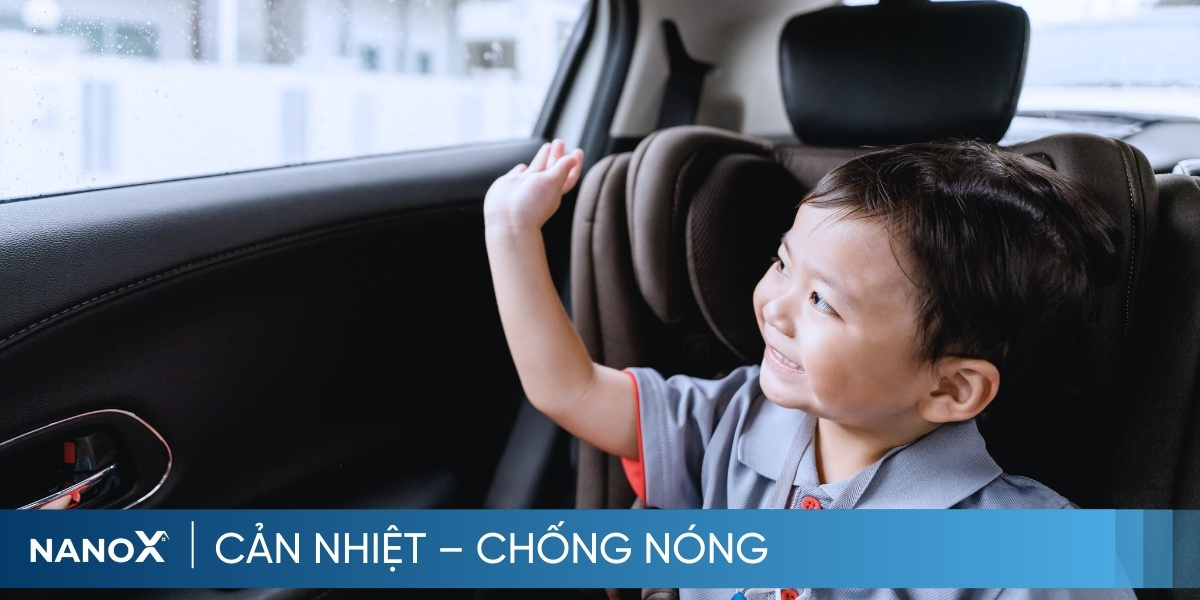 Phim cách nhiệt NanoX giúp cản nhiệt