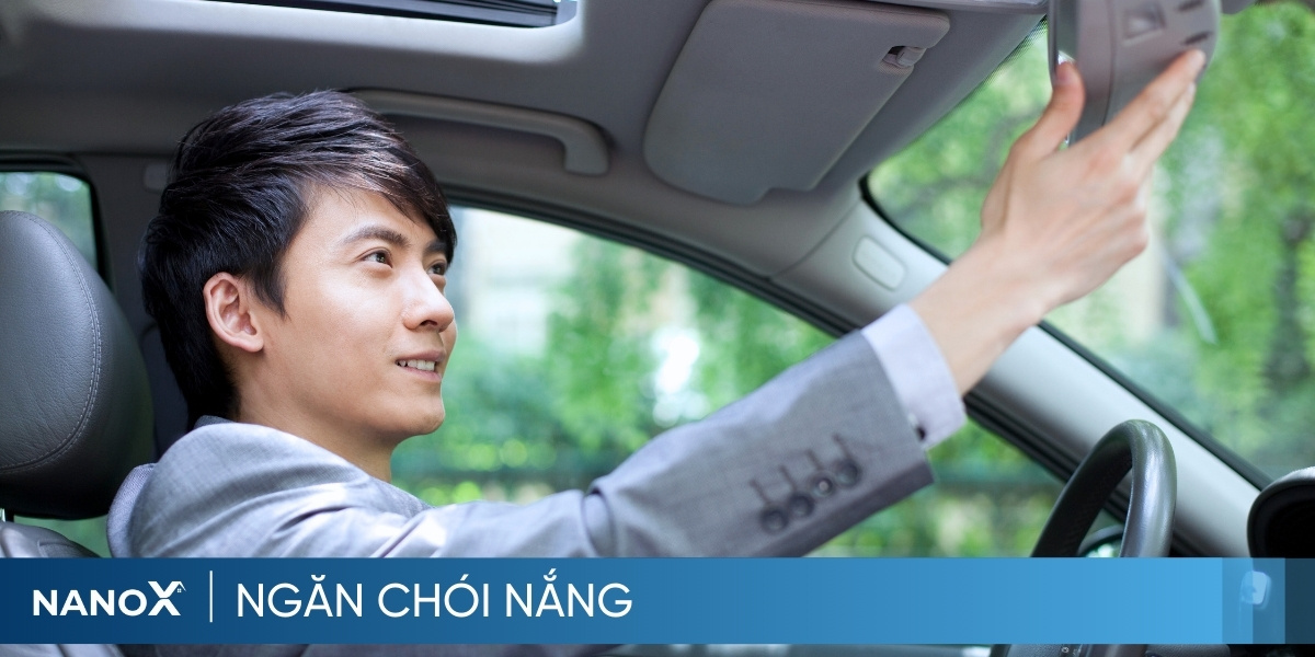 Phim cách nhiệt NanoX giúp ngăn chói nắng