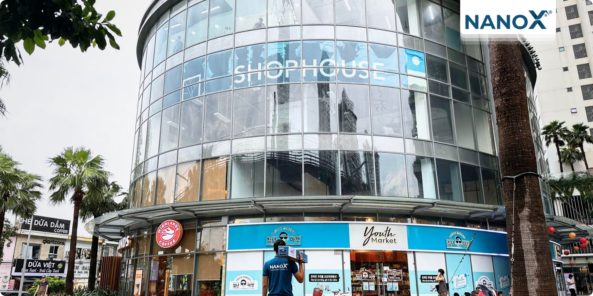 Dán phim cách nhiệt shophouse The Madison căn hộ Gateway Thảo Điền