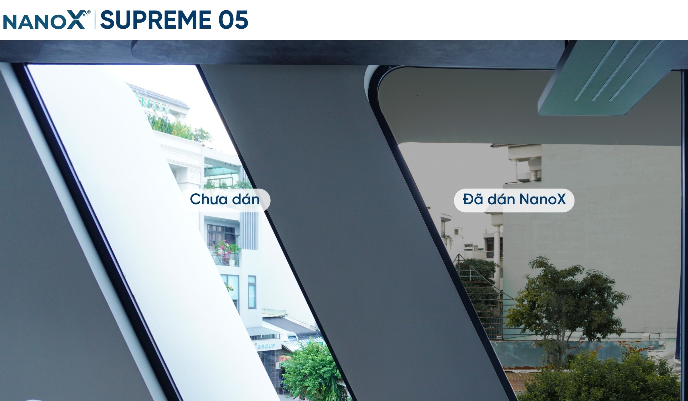 Hình ảnh thi công thực tế mã phim NanoX Supreme 05