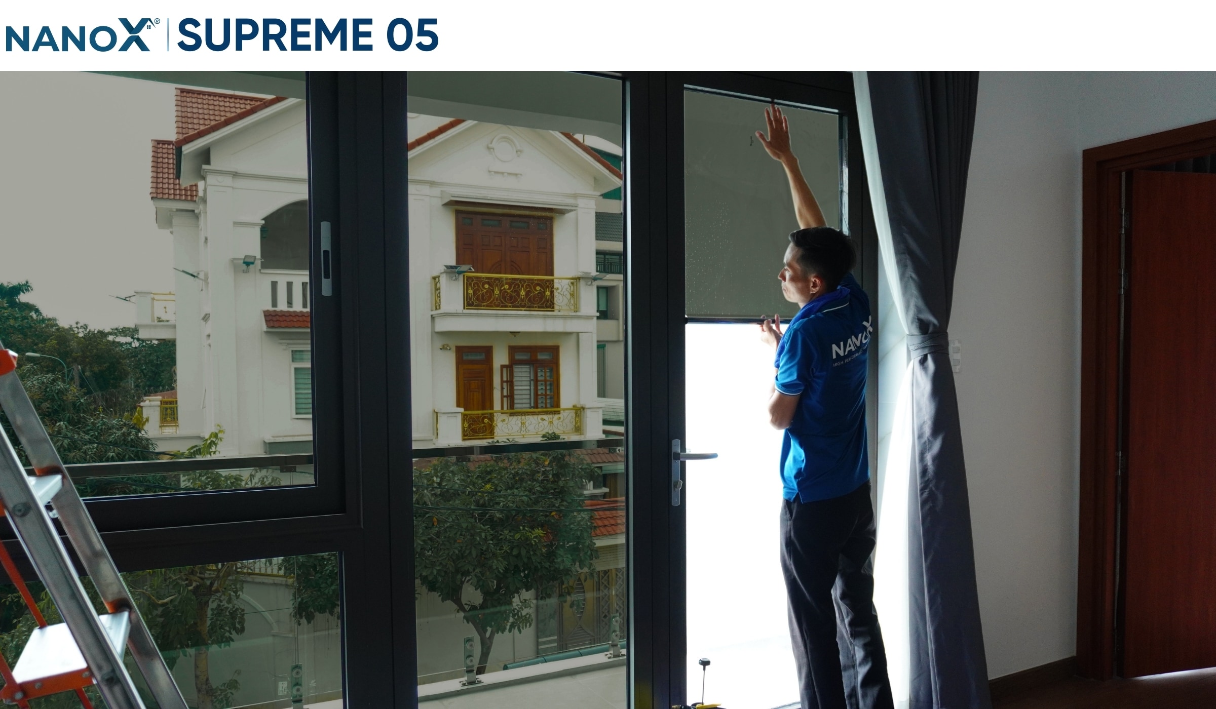 Hình ảnh thi công thực tế mã phim NanoX Supreme 05