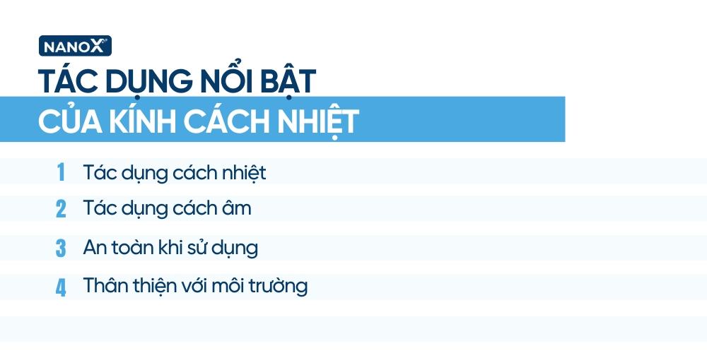 Kính cách nhiệt là gì? 3 loại kính cách nhiệt phổ biến 2 Tác dụng nổi bật của kính cách nhiệt