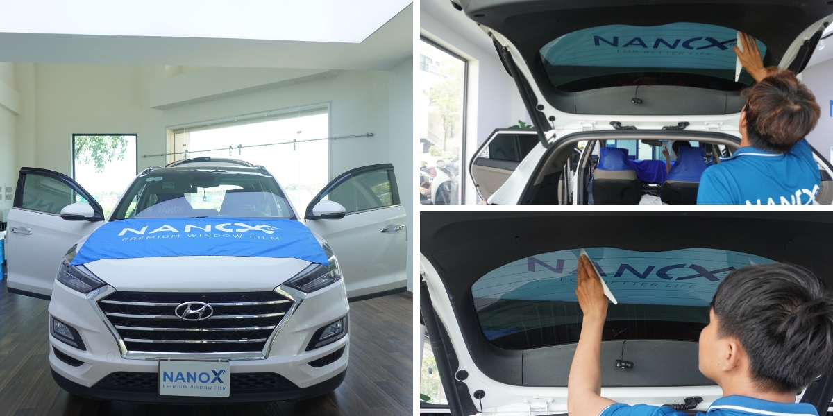 Dán phim cách nhiệt Hyundai Tucson