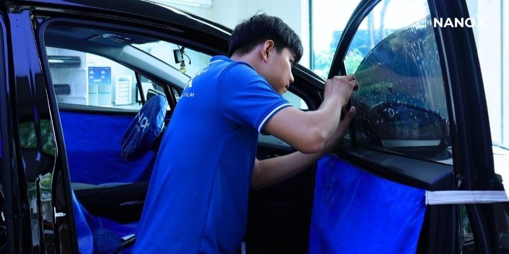 Giấy Dán Kính Chống Tia UV 2 phim cách nhiệt chống tia uv