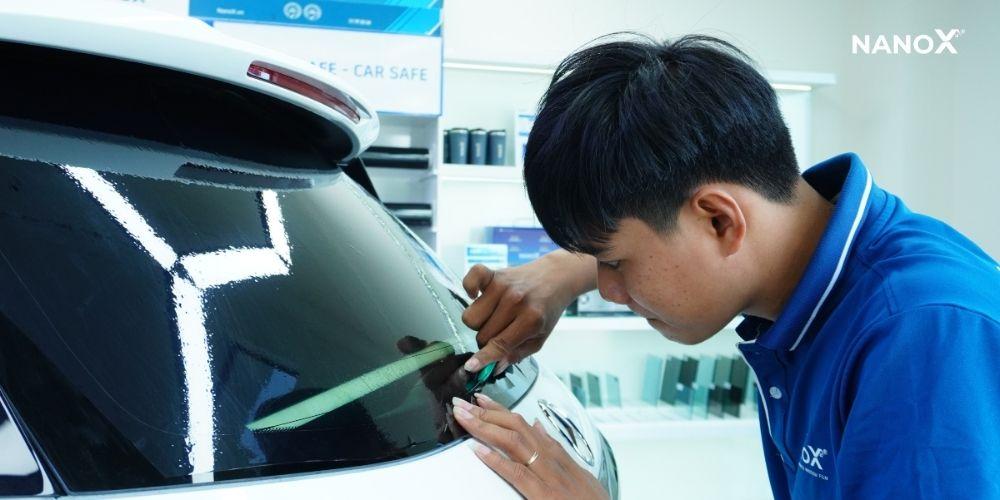 Giấy Dán Kính Chống Tia UV 4 phim cách nhiệt chống tia uv