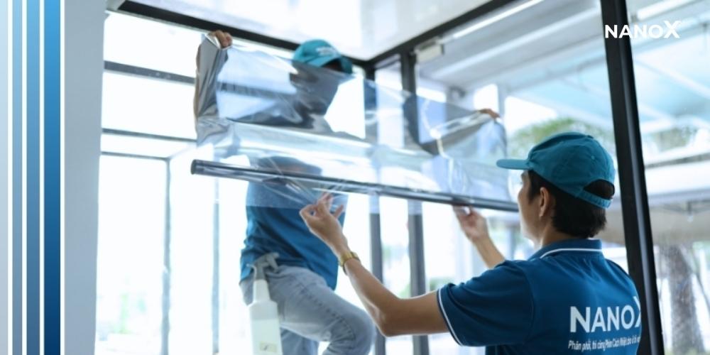 Giấy Dán Kính Chống Tia UV 5 phim cách nhiệt chống tia uv