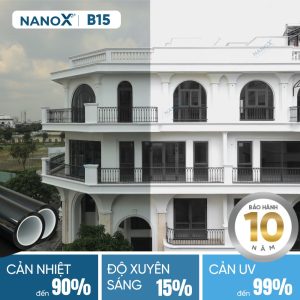 Phim cách nhiệt nhà kính NanoX Ice-Con B15