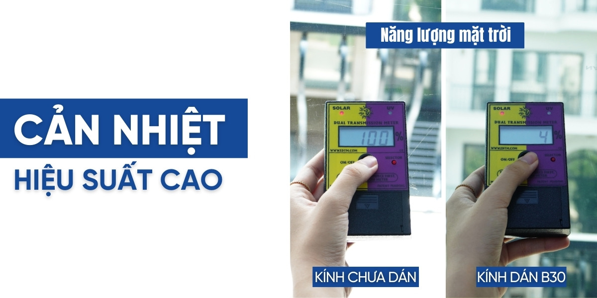 Phim cách nhiệt nhà kính NanoX Ice-Con B30