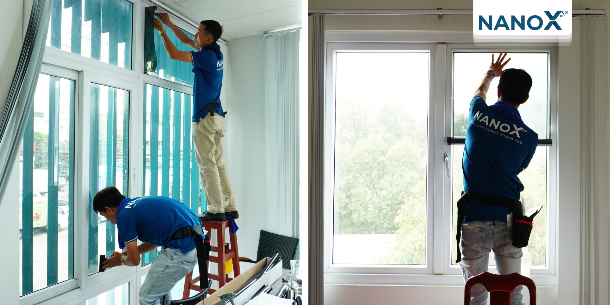 Chú Hùng - Dán phim văn phòng công ty An Bình 5 trai nghiem khach hang dan phim cach nhiet van phong cong ty an binh 4