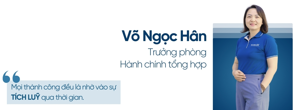 Trưởng phòng Hành chính tổng hợp: Võ Ngọc Hân