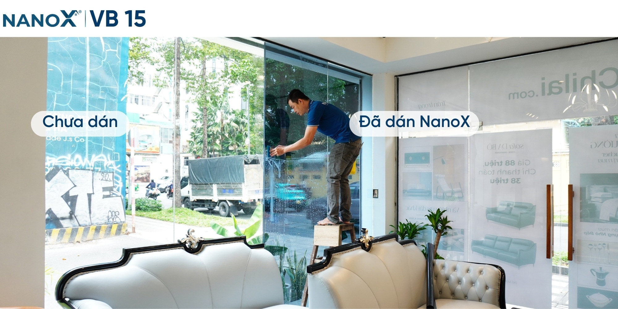 Phim dán kính 1 chiều VB 15