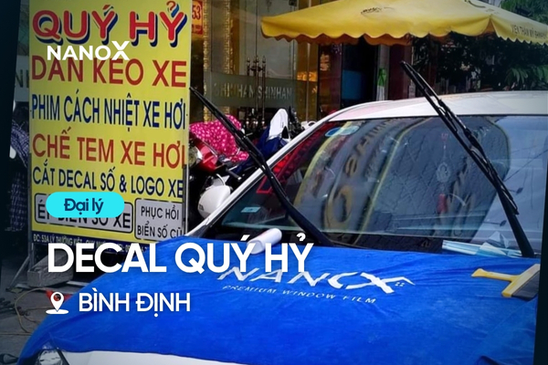 dai ly phim cach nhiet NanoX Binh Dinh decal Quy Hy