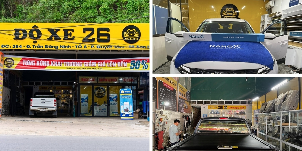 Top 9 địa chỉ dán phim cách nhiệt ô tô tại Sơn La đáng tin cậy 2 Độ 26 – Địa chỉ dán phim cách nhiệt Sơn La