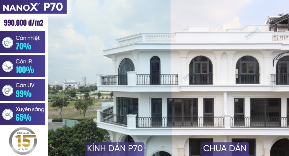 decal dán kính chống nắng P70