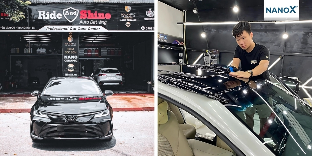 Ride And Shine Auto Detailing là trung tâm chăm sóc xe nổi bật tại khu vực Bắc Ninh