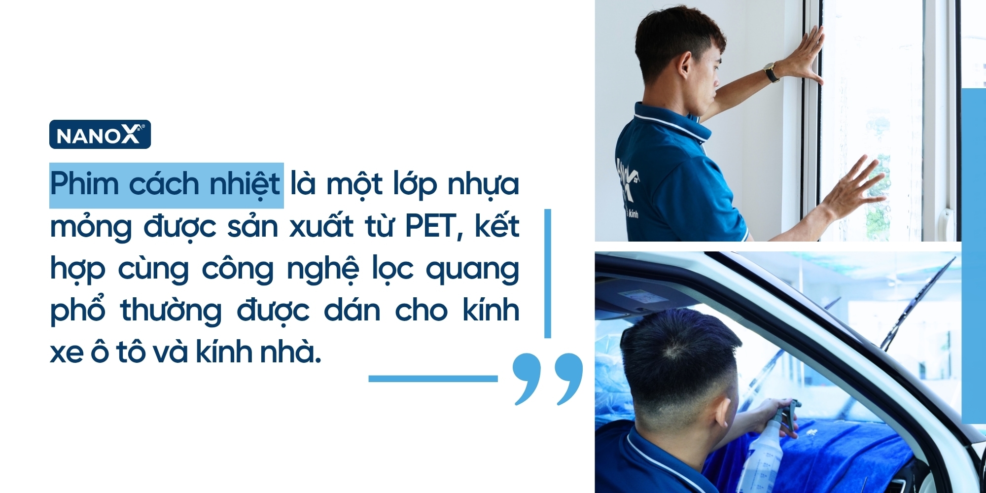 Phim cách nhiệt dán kính chống nóng cho nhà kính và ô tô