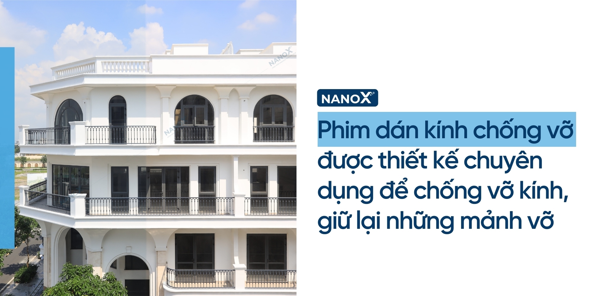 Phim dán kính chống vỡ được thiết kế chuyên dụng để chống tình trạng vỡ kính