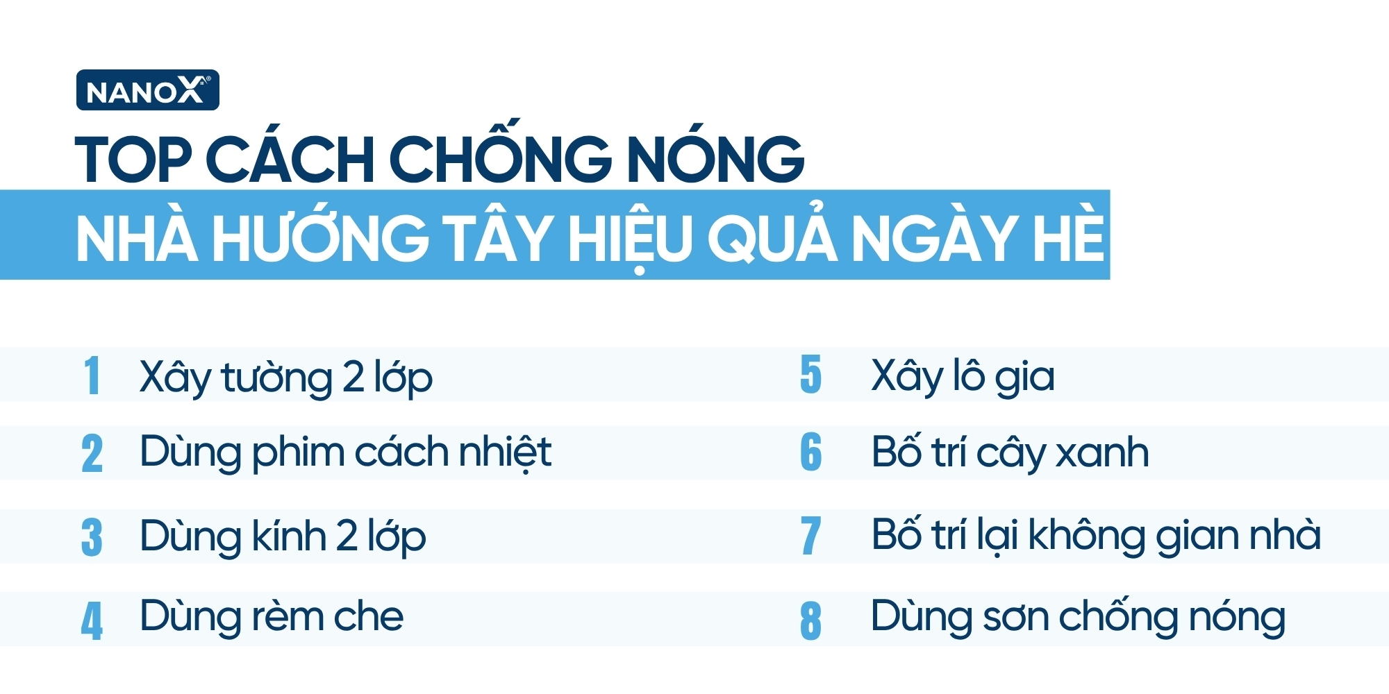 8 cách chống nóng cho nhà hướng Tây hiệu quả trong mùa hè