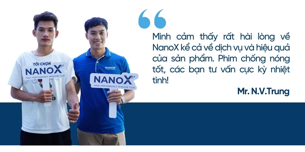 Các đánh giá thực tế của Khách hàng khi trải nghiệm gói phim cách nhiệt ô tô 4, 5 chỗ NanoX Platinum